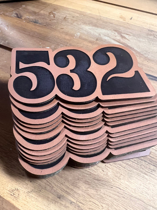 Custom Laser Engraved Leatherette Patches | Personalized Logo | Business Branding