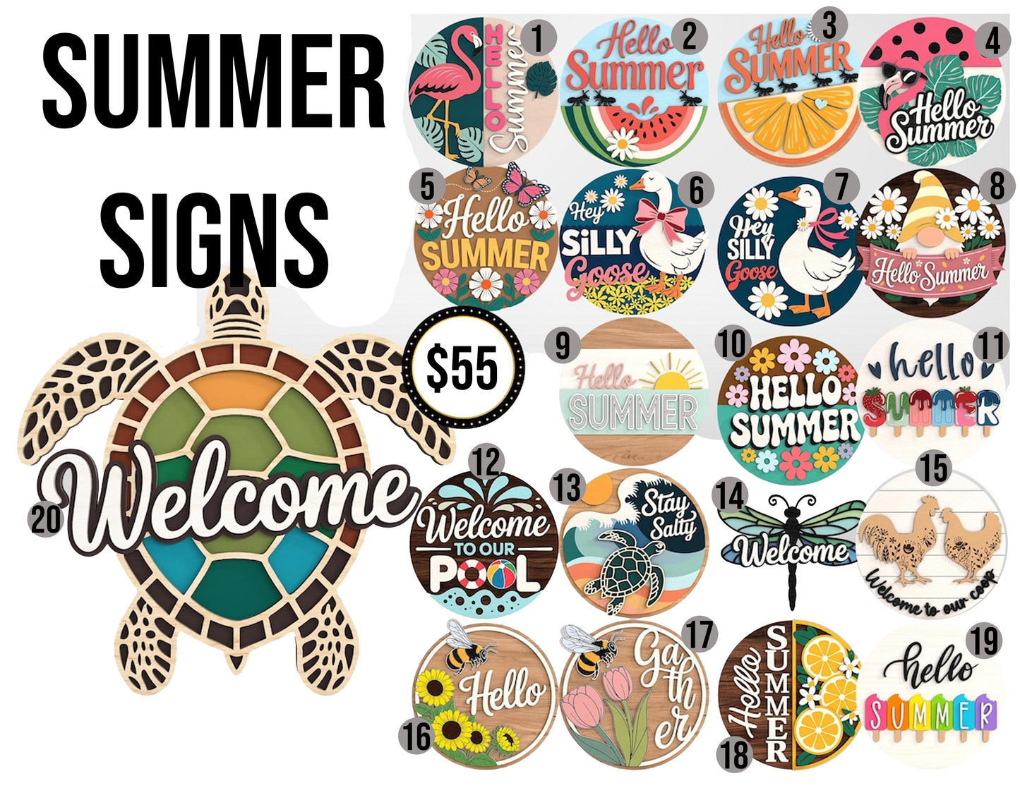 Summer Door Hanger Workshop