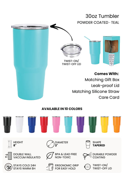 30oz Tumbler - Custom UV Print Ready