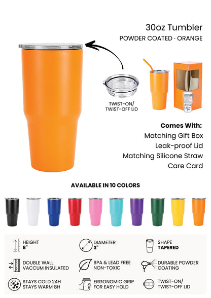 30oz Tumbler - Custom UV Print Ready