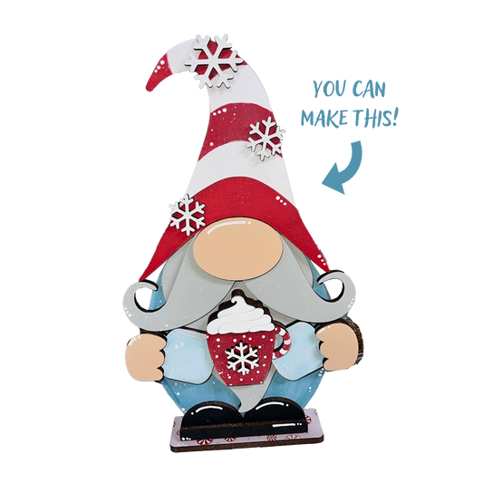 Hot Cocoa Standing Gnome