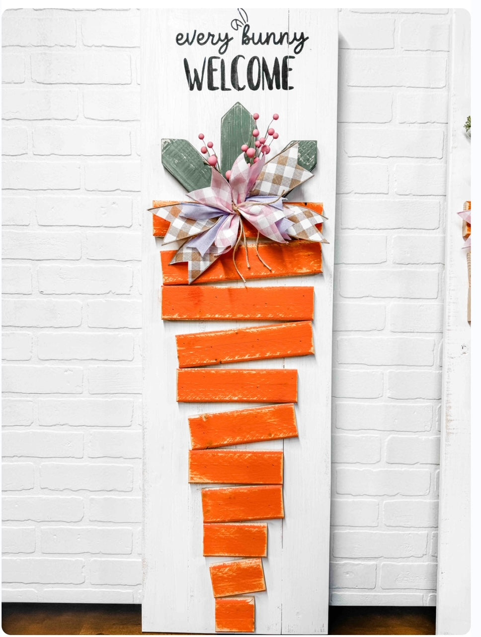 Every Bunny Welcome Porch Leaner Workshop