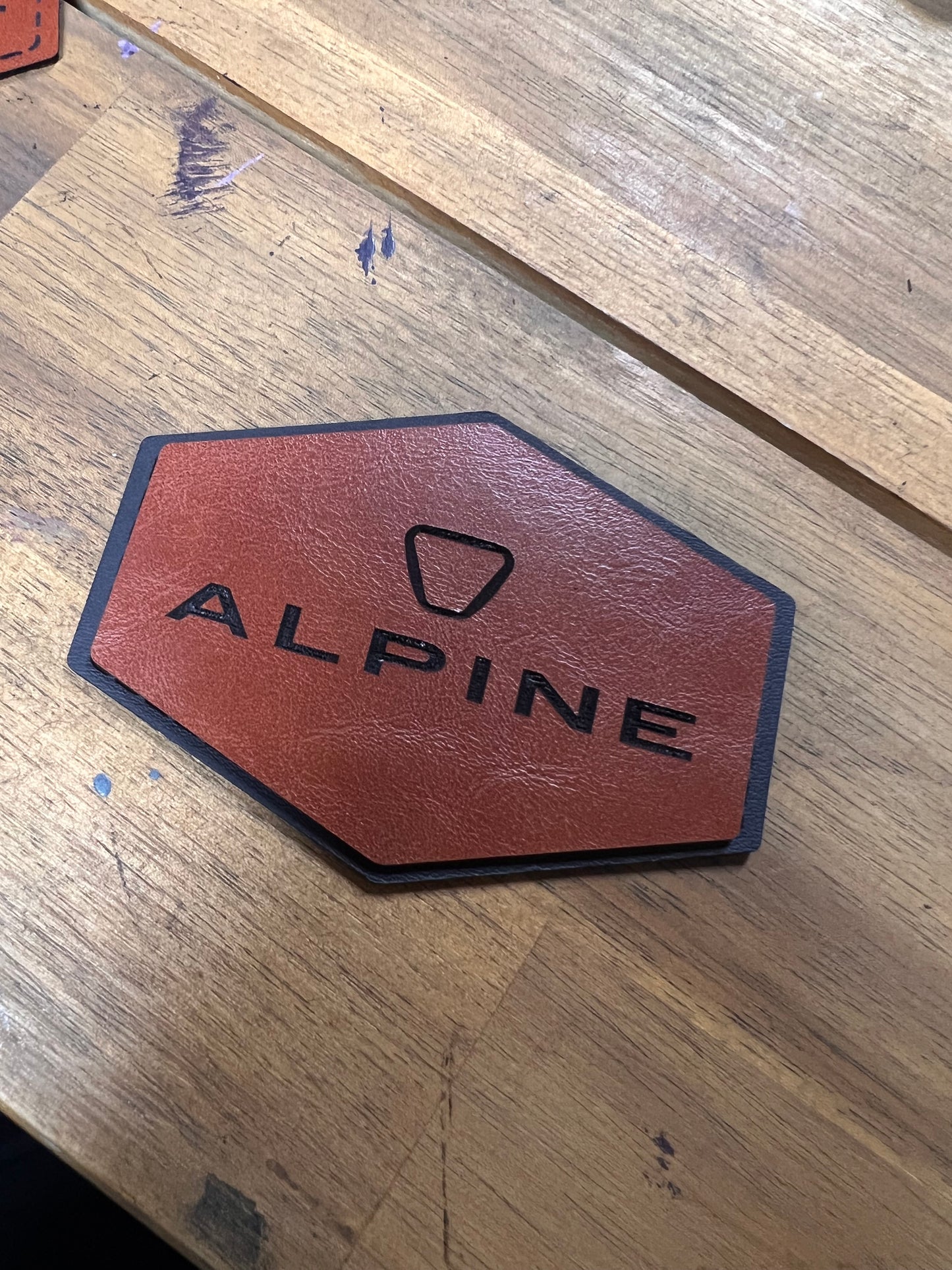 Custom Laser Engraved Leatherette Patches | Personalized Logo | Business Branding