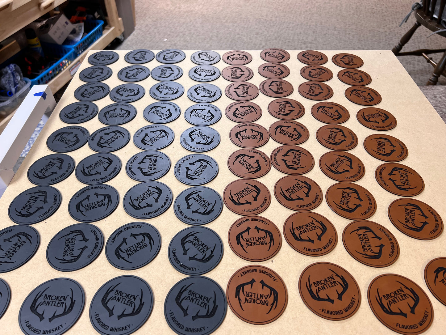 Custom Laser Engraved Leatherette Patches | Personalized Logo | Business Branding