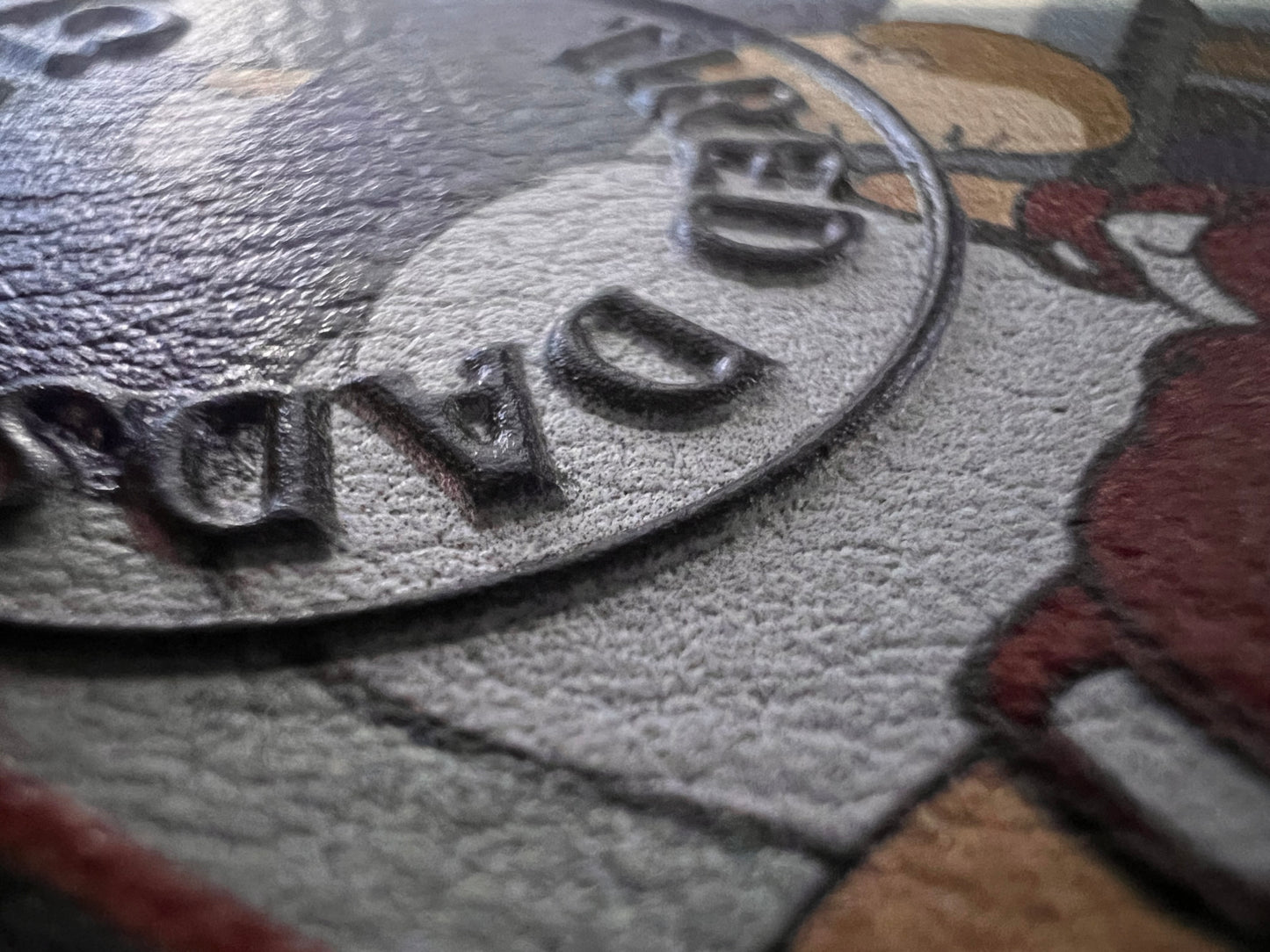 Full Color UV-Printed Leatherette Patches | Custom Logos, Weddings, Business Branding