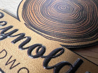 Full Color UV-Printed Leatherette Patches | Custom Logos, Weddings, Business Branding