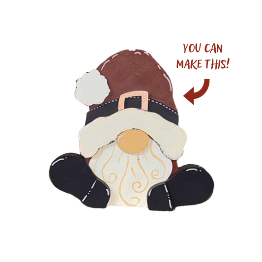 Santa Gnome Shelf Sitter