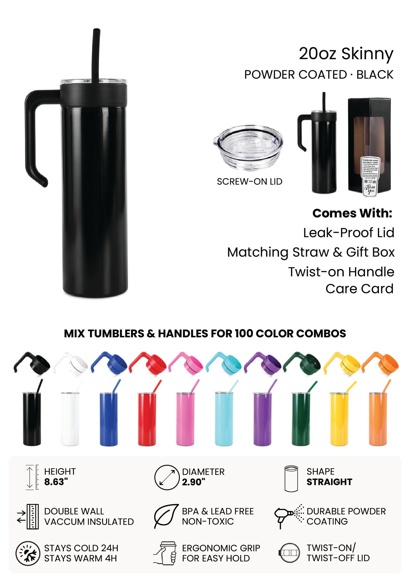 20oz Skinny Tumbler