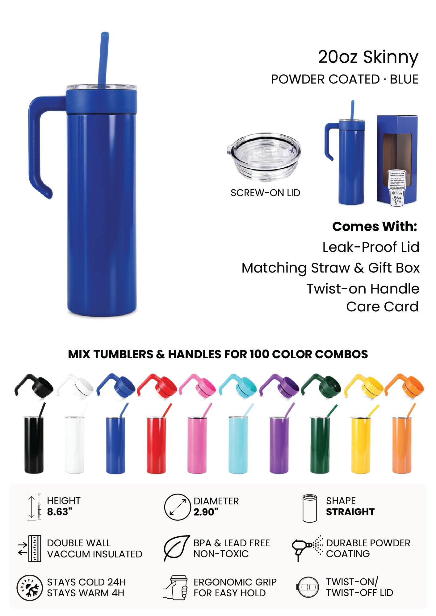 20oz Skinny Tumbler
