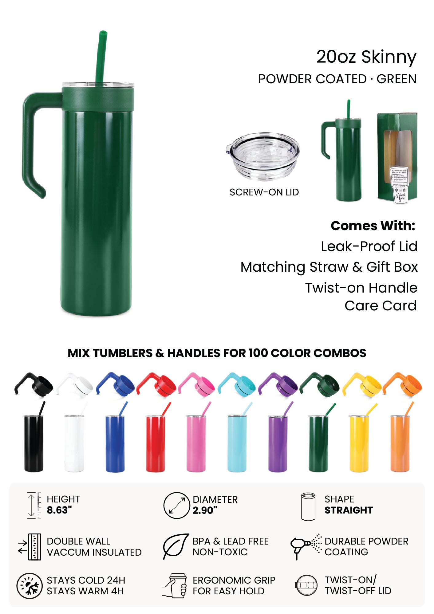 20oz Skinny Tumbler