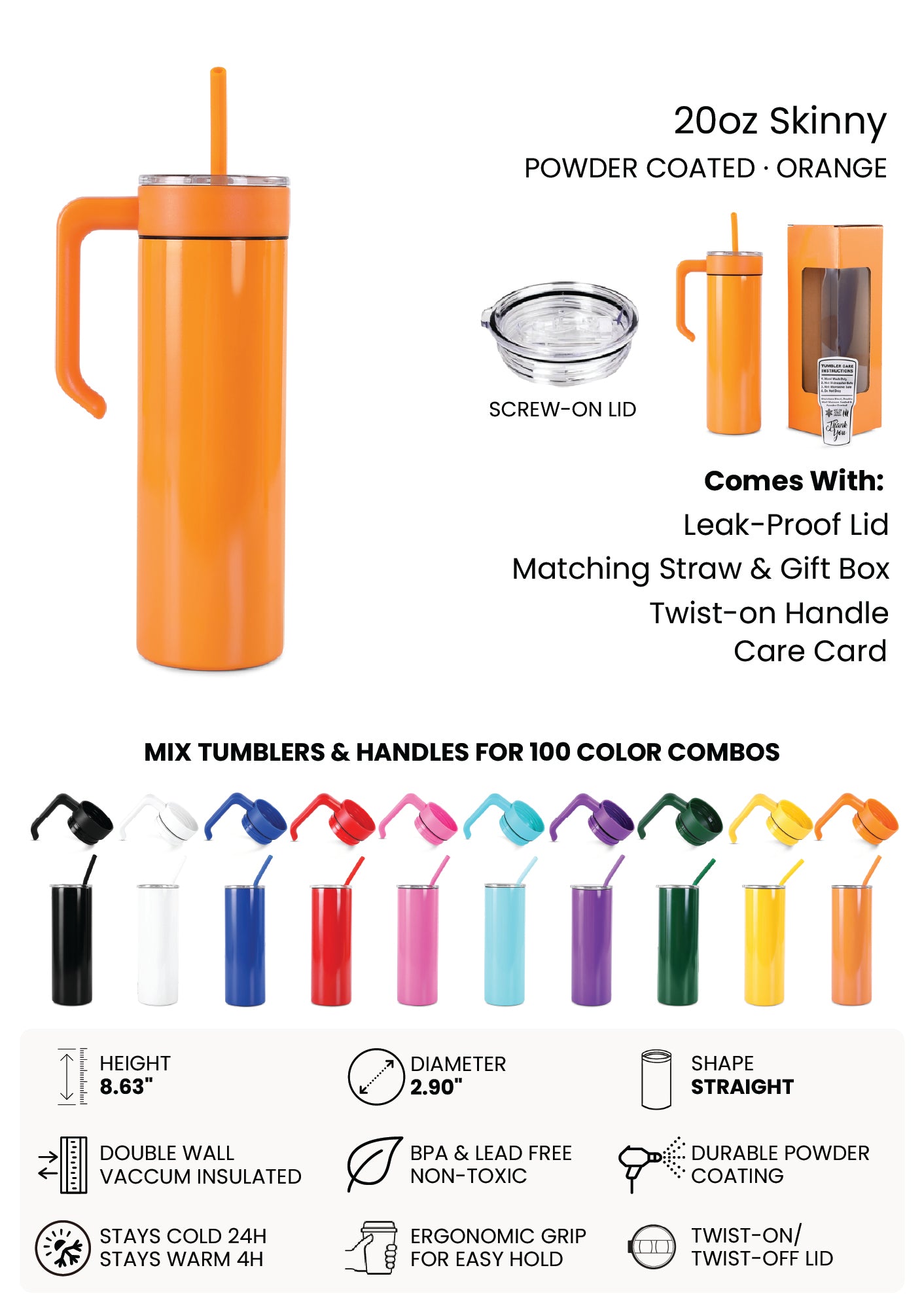 20oz Skinny Tumbler