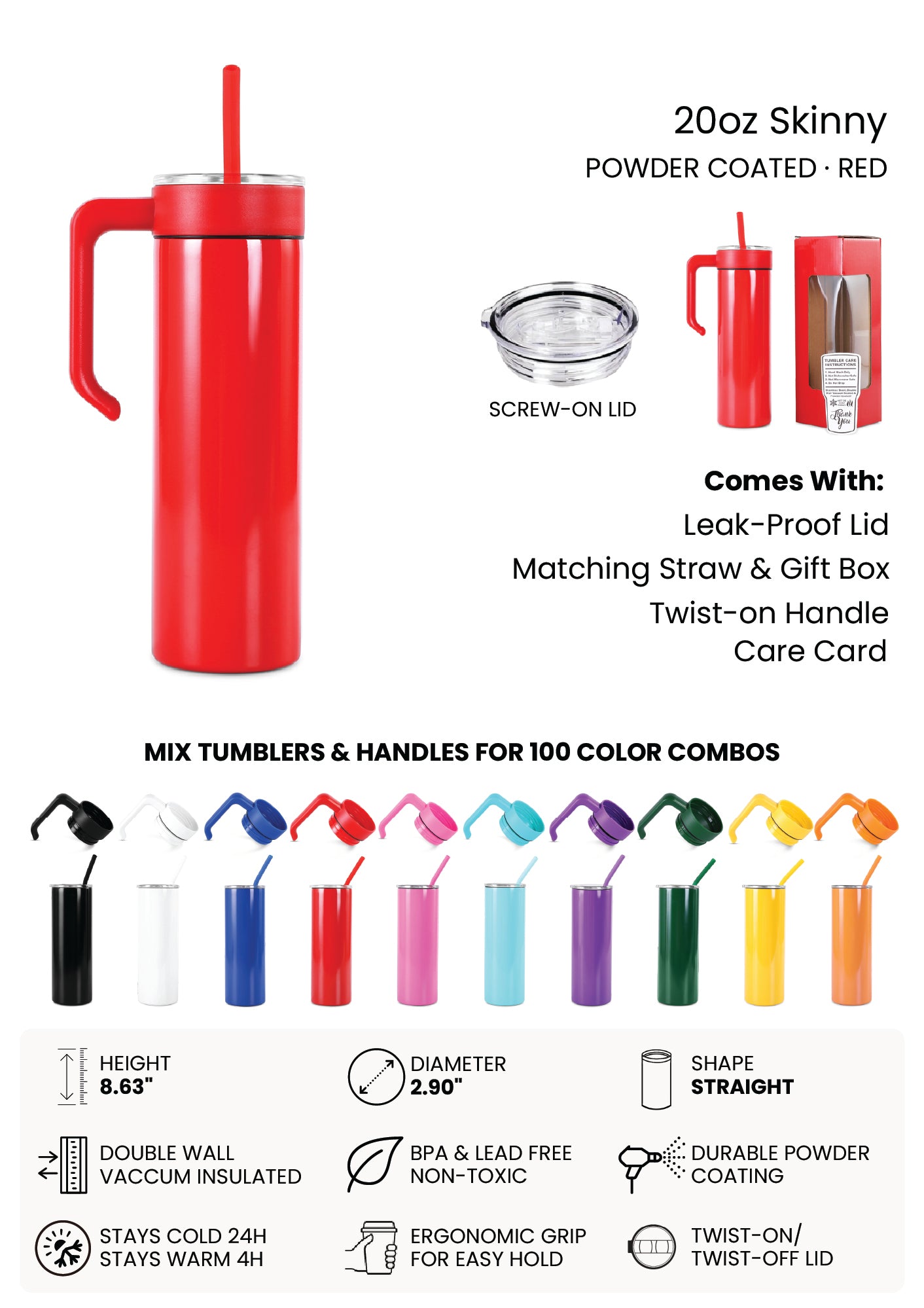 20oz Skinny Tumbler