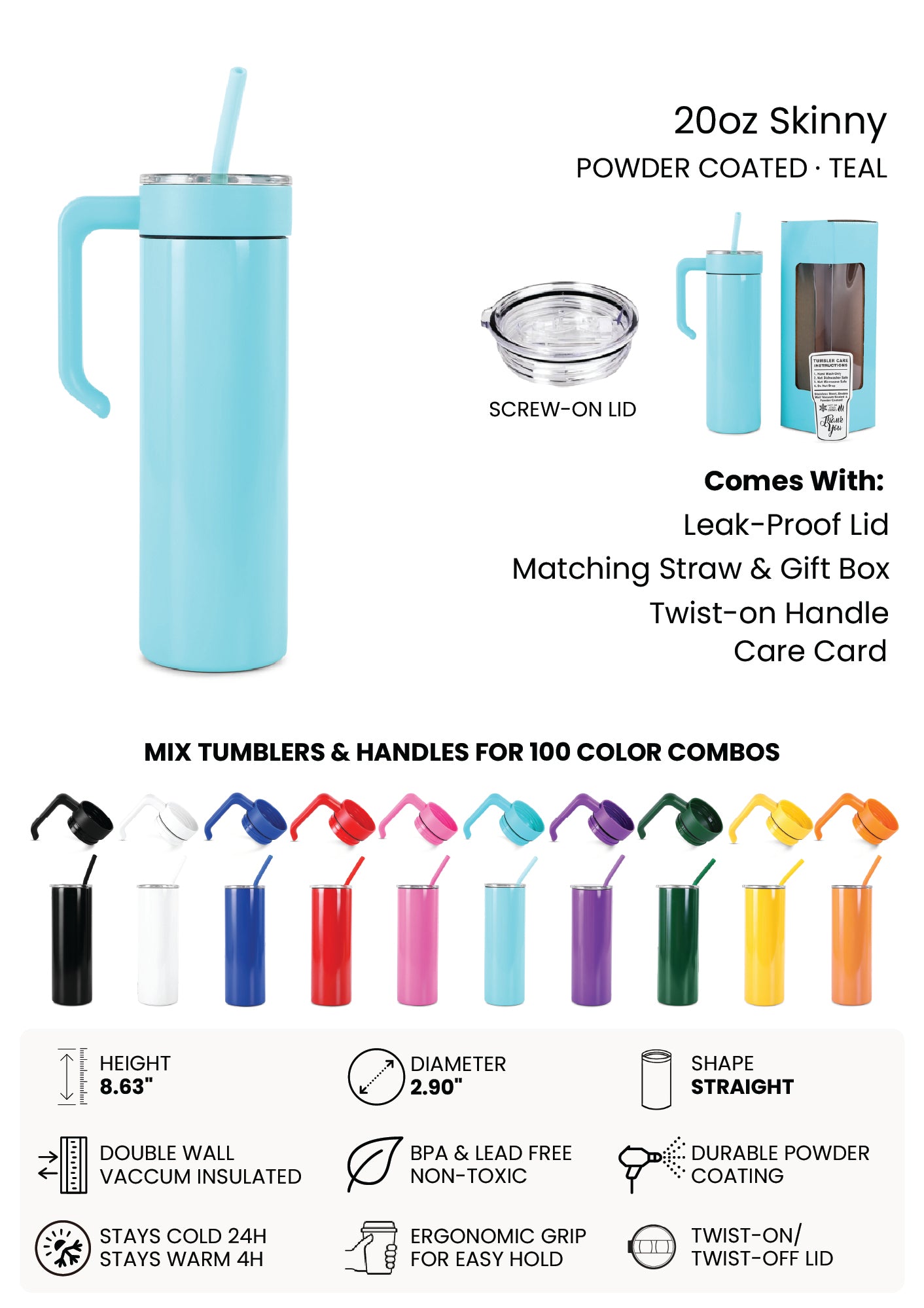 20oz Skinny Tumbler