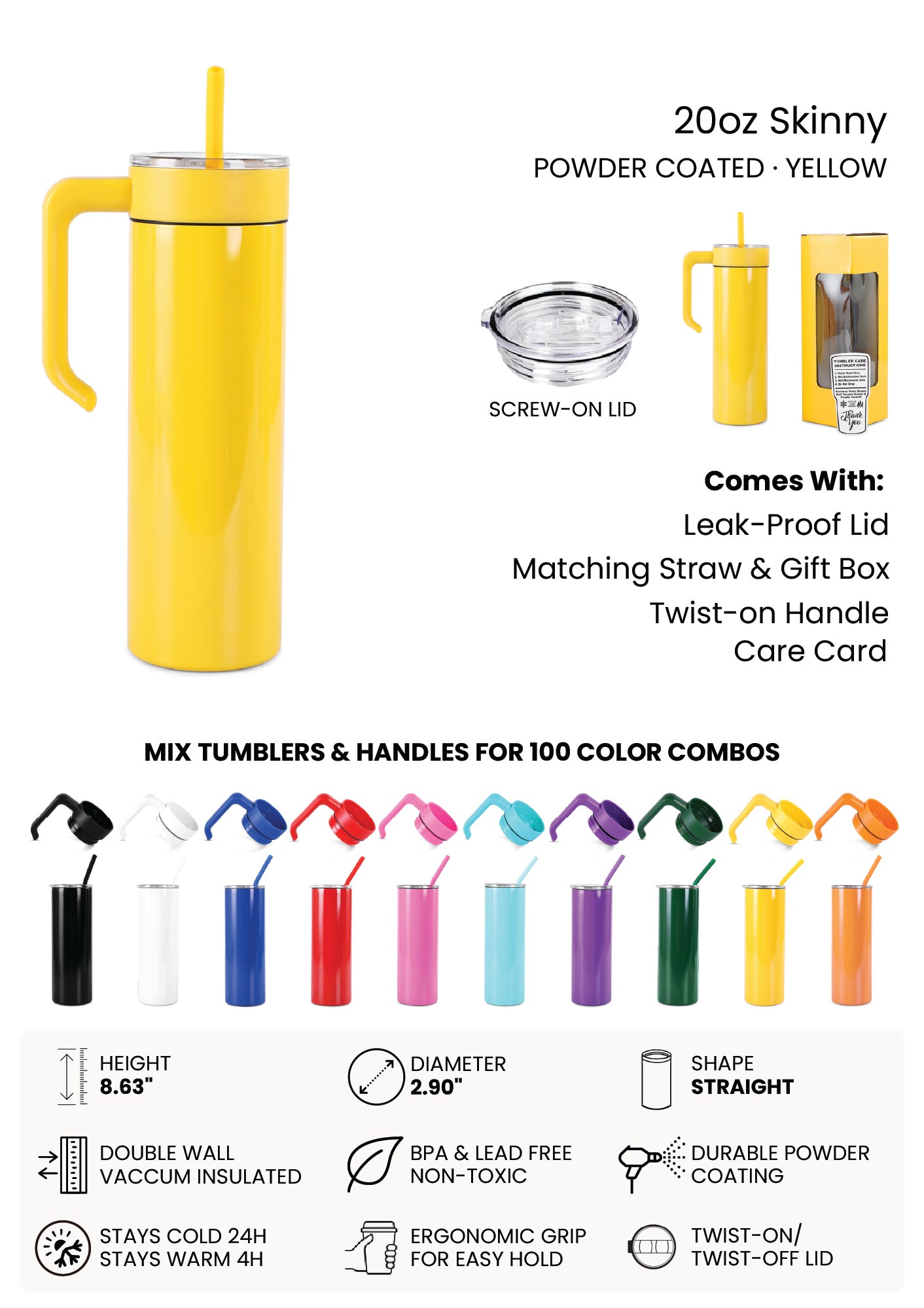 20oz Skinny Tumbler